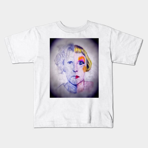 Grayson Perry Kids T-Shirt by kazboart